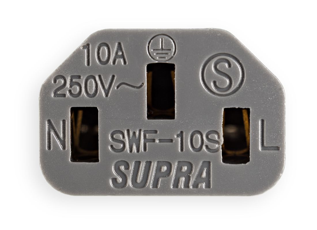 Supra Mains Plug SWF-10/S IEC C13-10A - Afbeelding 4