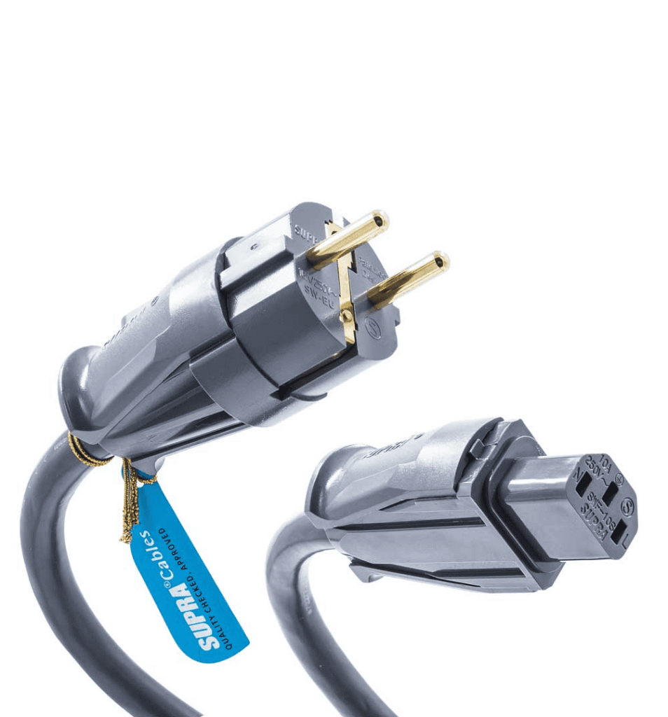 Supra LoRad 2.5 SPC IEC C13-10A voedingskabel 3 x 2,5 mm2 AWG 13 verzilverd koper