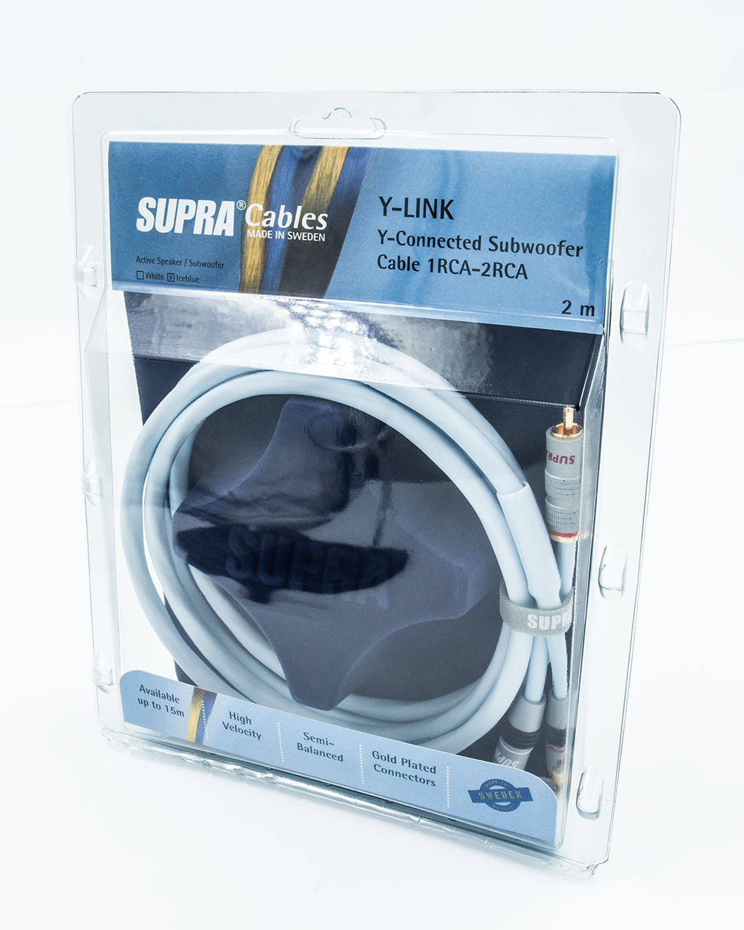 Supra Y-Link Biline subwooferkabel 1RCA naar 2RCA - Afbeelding 6