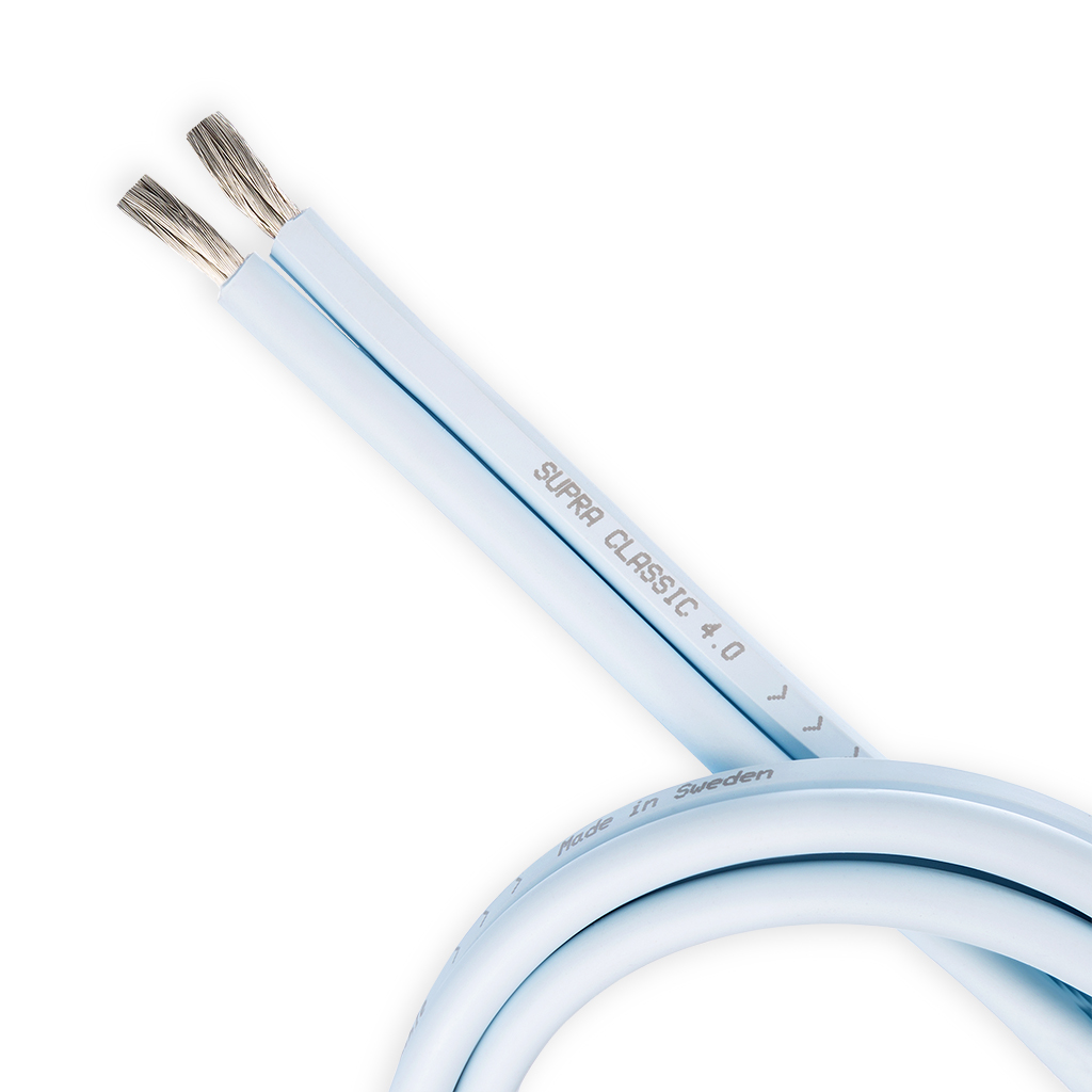 Supra Classic blue 2 x 4.0 mm2 single-wire luidsprekerkabel