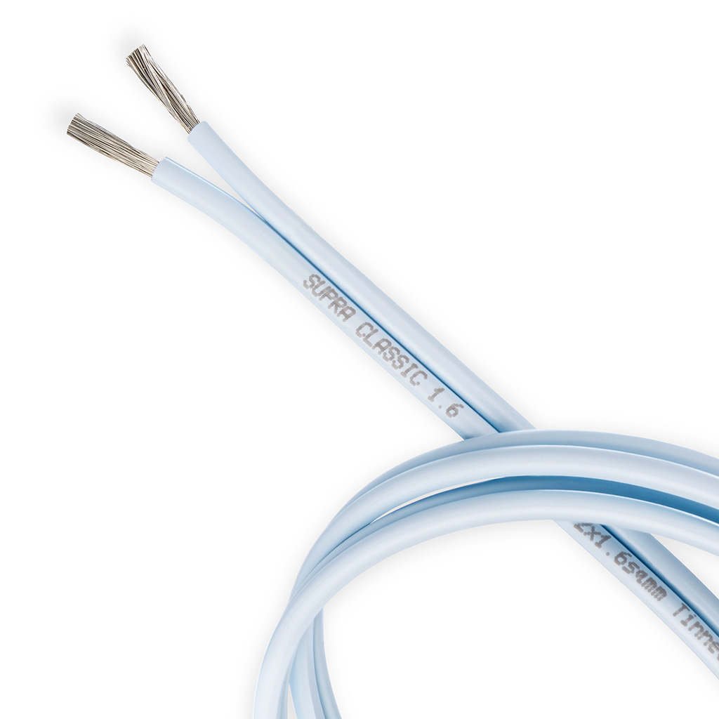 Supra Classic blue 2 x 1.6 mm² single-wire luidsprekerkabel