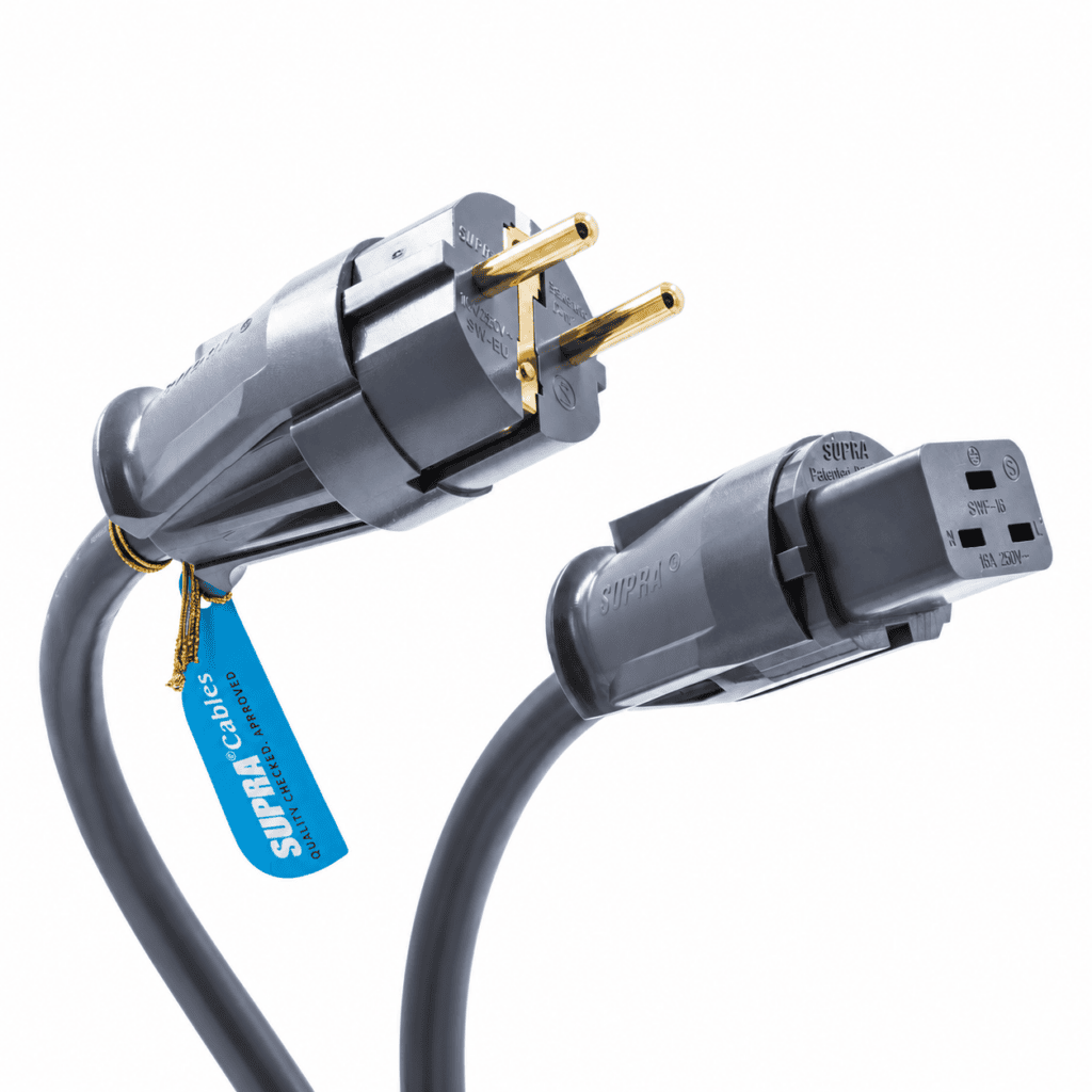 Supra LoRad 2.5 SPC IEC C19-16A voedingskabel 3 x 2,5 mm2 AWG 13 verzilverd koper