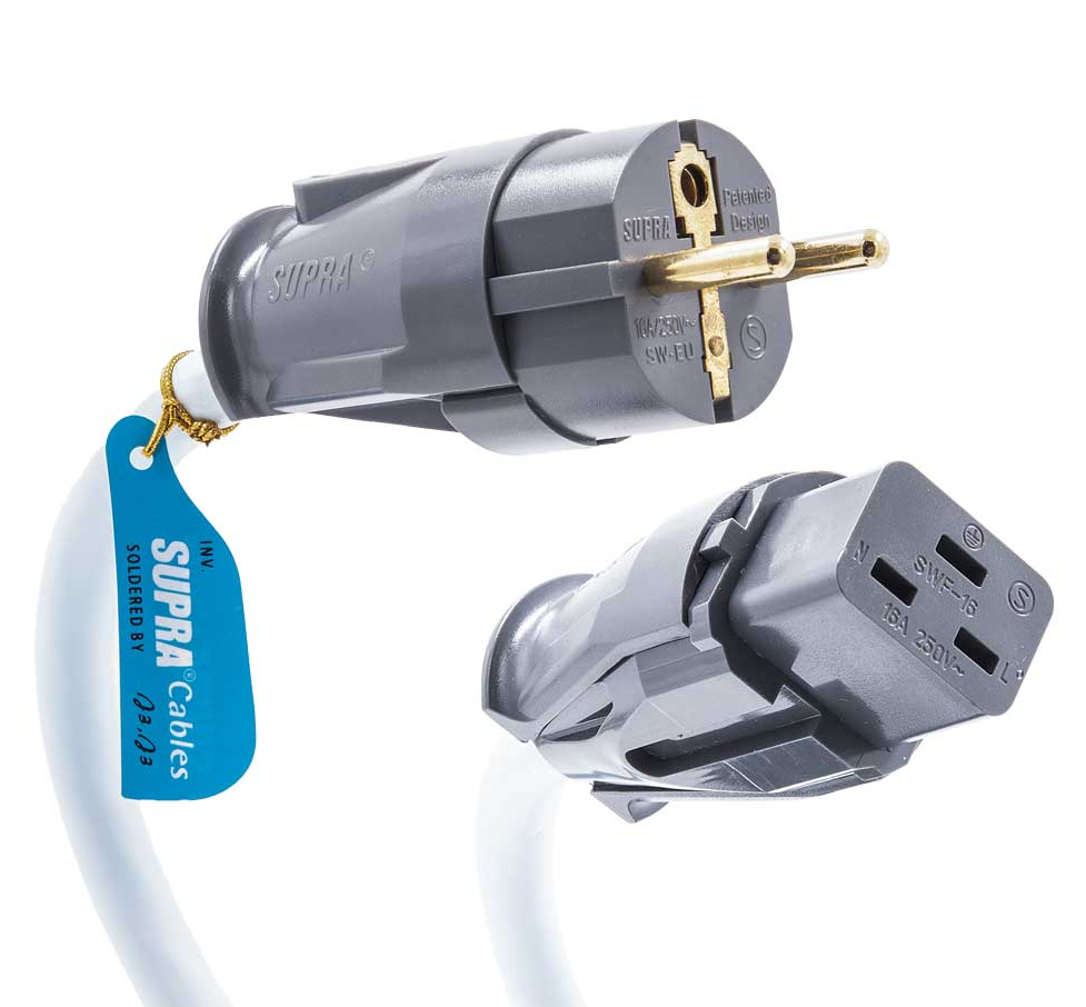 Supra LoRad 2.5 CS IEC C19-16A voedingskabel 3 x 2,5 mm2 AWG 13 vertind koper